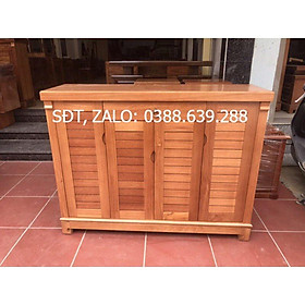 Tủ giày gỗ sồi loại 1 chắc chắn tỉ mỉ