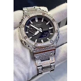 Đồng Hồ Nam Dây Thép Casio G-Shock GA-2100 Độ Giáp AP Full Đá Mặt Và Dây | GA-2100 Custom Full Đá Mặt Và Dây