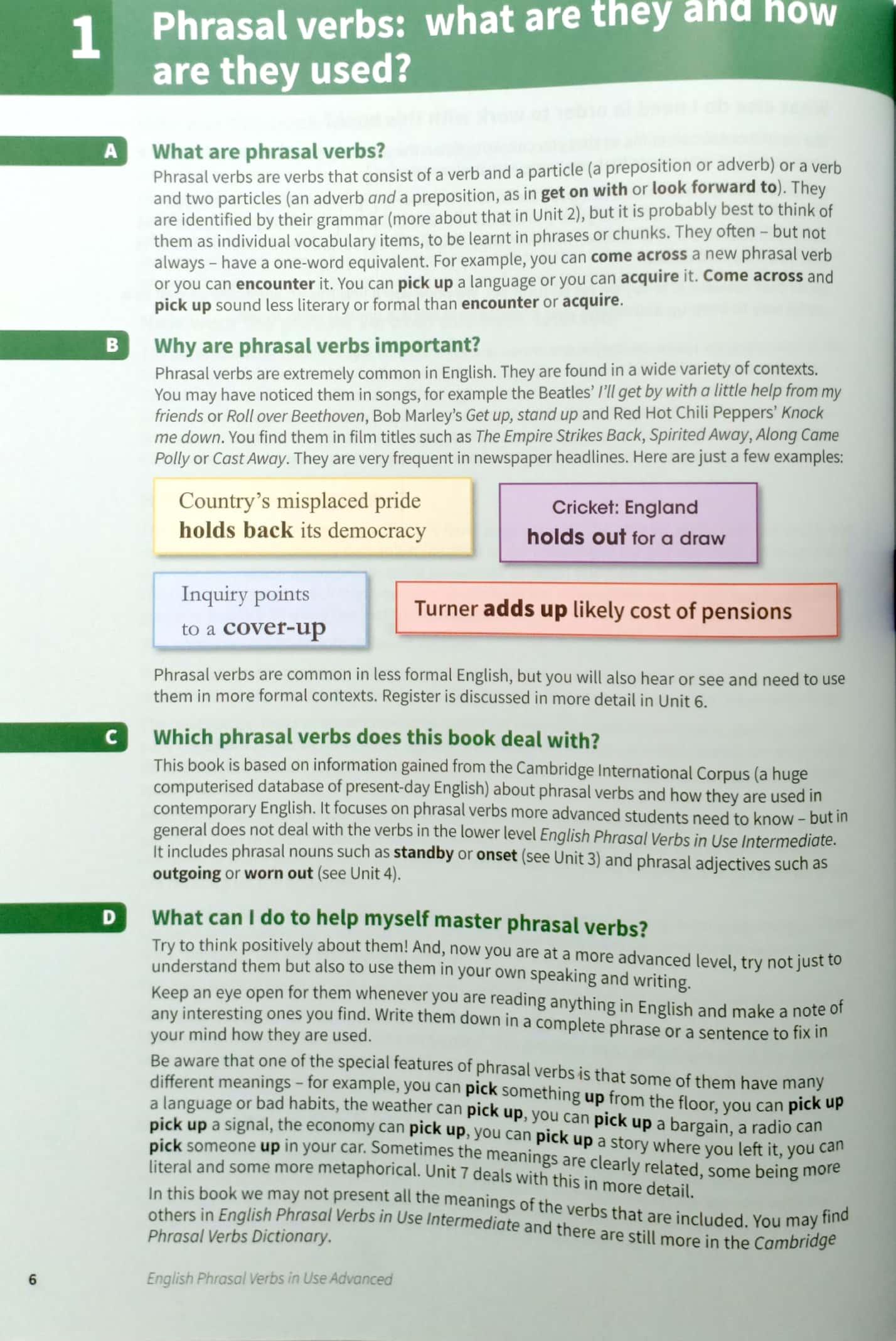 English Phrasal Verbs In Use Advanced Book With Answers (Vocabulary in Use)