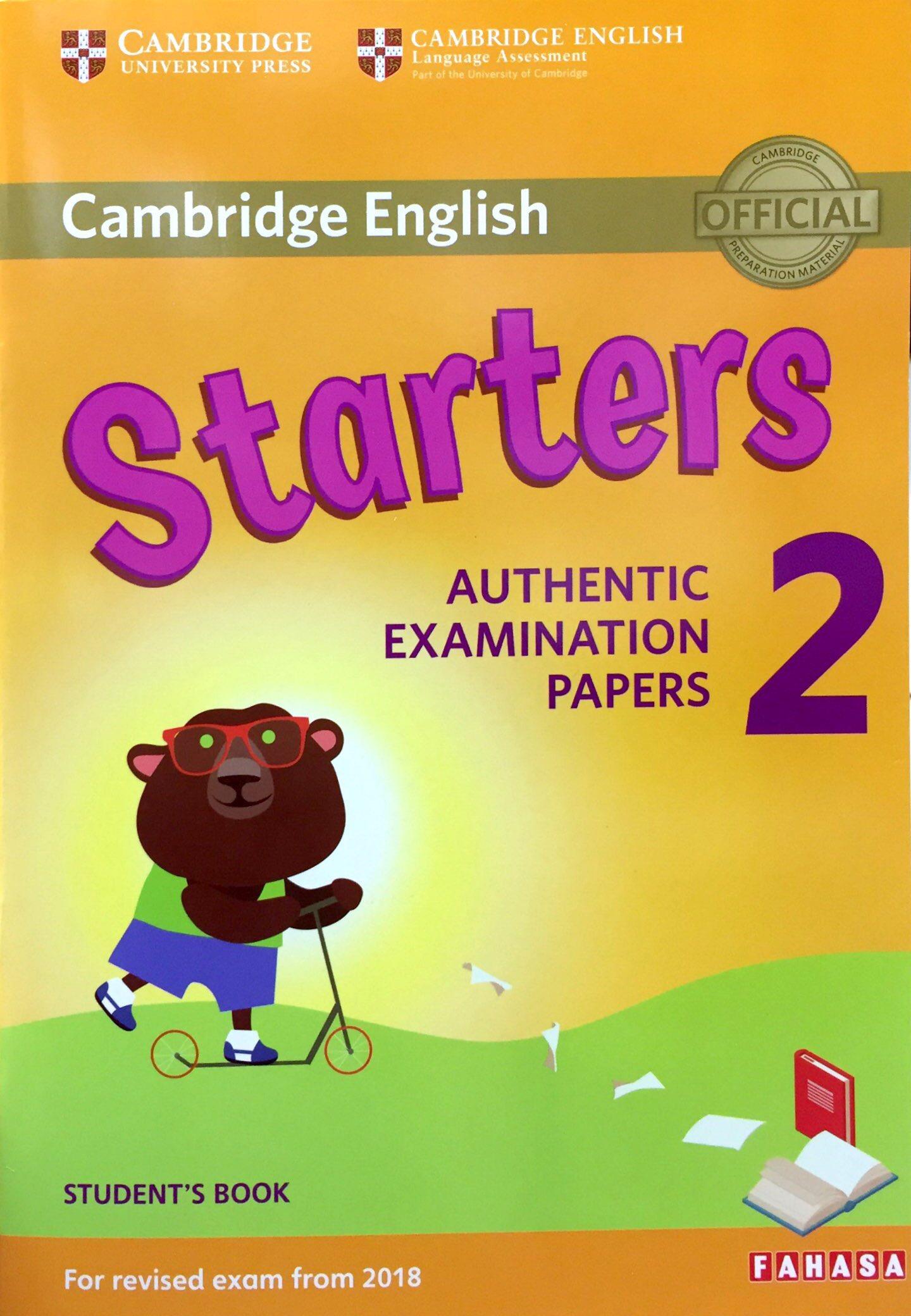 Cambridge English Starters 2 for Revised Exam From 2018 Student