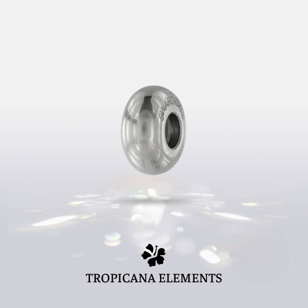 Vòng Tay Tropicana Phối Charm Swarovski Pha Lê Trái Tim Màu Hồng