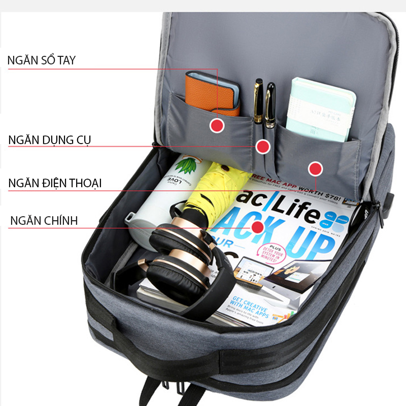 Balo laptop phong cách hiện đại - BEE GEE BLLT5603