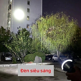 Đèn pin đội đầu j78 chiếu xa ánh sáng mạnh pin trâu đèn pin công suất lớn vỏ hợp kim nhôm