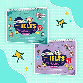Sách - Takenote Ielts 3000 Từ Vựng Theo Chủ Đề - Band 5.5 - Combo 2 Tập - Megabook