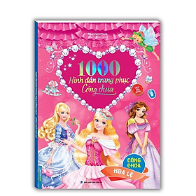 Sách - 1000 Hình Dán Trang Phục Công Chúa - Công Chúa Hoa Lệ - Minh Thắng