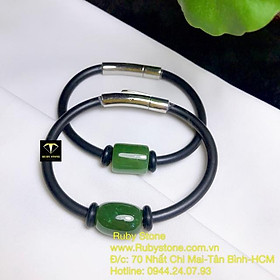 Vòng tay lu thống dây da