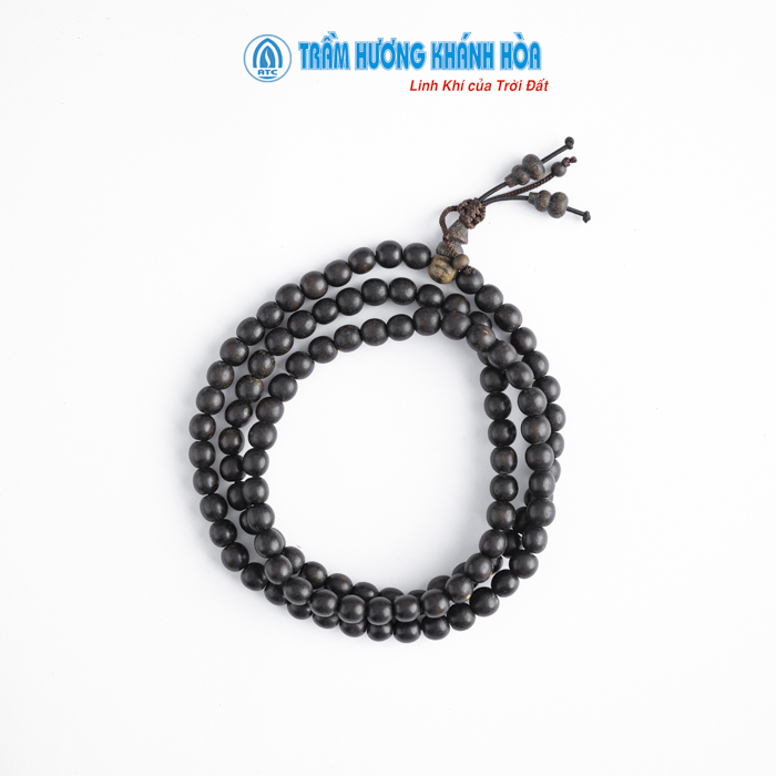Chuỗi Trầm Hương May Mắn ATC 72556 108 Hạt 07mm Chuỗi Trầm Phong Thuỷ