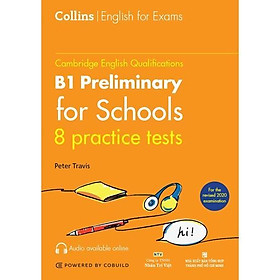 Sách - B1 Preliminary For Schools 8 Practice Tests - Nhân Trí Việt