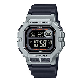 Đồng Hồ Nam Dây Nhựa Casio Standard WS-1400H-1BVDF Chính Hãng - WS-1400H-1B Pin 10 Năm