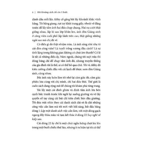 Sách - Khi Khoảng Cách Chỉ Còn Năm Bước - Huy Hoàng Books