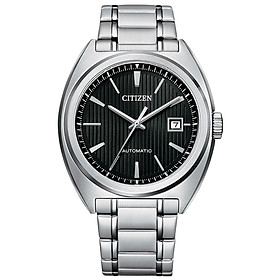 Đồng Hồ Nam Citizen Dây Kim Loại Máy Cơ-Automatic NJ0100-71E - Mặt Đen