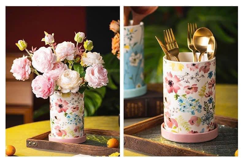 Lọ cắm đũa, cắm bút, cắm hoa, cắm cọ trang điểm Magrace Hàng chính hãng
