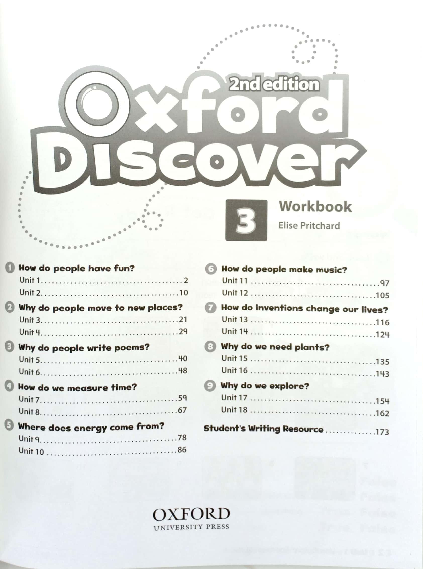 Oxford Discover: Level 3: Workbook with Online Practice - 2nd Edition