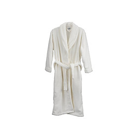 Áo choàng tắm | JYSK Nitta | microfiber | trắng | S/M