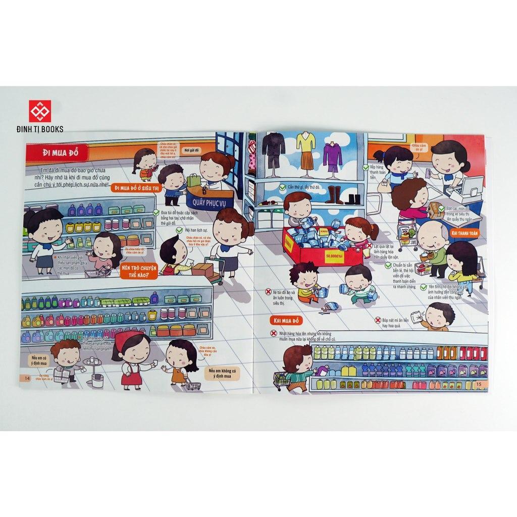 Sách - Kỹ Năng Sống Đầu Đời - Cho Trẻ 3 - 6 Tuổi - Combo 5 Cuốn - Đinh Tị Books