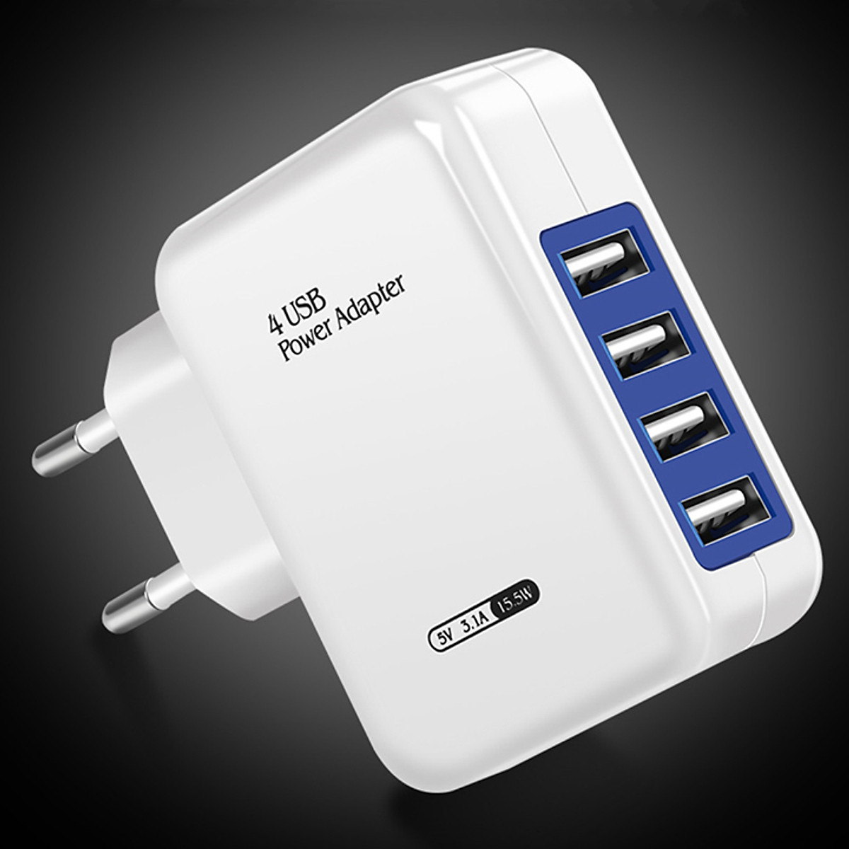 Củ Sạc Nhanh 4 Cổng USB - Hàng chính hãng/ Hàng nhập khẩu