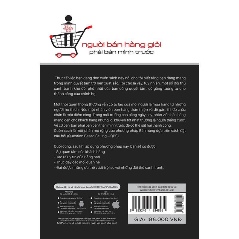 Sách - Người Bán Hàng Giỏi Phải Bán Mình Trước - MCBooks