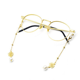 (1 đôi) Chuỗi đeo mắt kính dây đeo khẩu trang mắt kính tua rua hoa hồng phụ kiện hot fashion