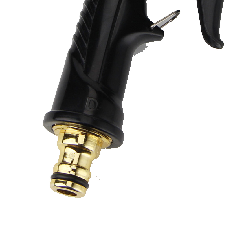 Bộ dây và vòi xịt rửa xe tưới cây tăng áp thông minh 810-2621-1 (dây vàng dẹt-cút nối xanh)