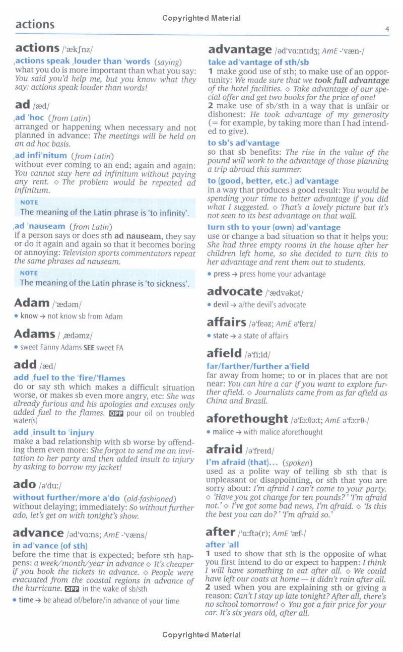 Oxford Idioms Dictionary for Learners of English (New Edition)