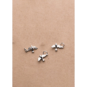 Combo 3 cái charm bạc hình chim én treo - Ngọc Quý Gemstones