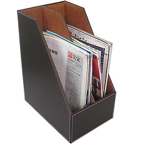 Khay đựng tài liệu 2 ngăn bằng da cao cấp