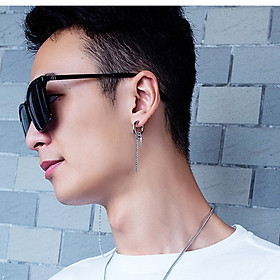 Bông tai unisex xích-đinh-bi cool ngầu nam tính