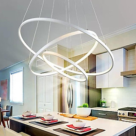Thiết kế mới - Đèn thả vòng LED năng lượng tối tân - 5 mẫu tùy chọn lựa nhiều kích thước