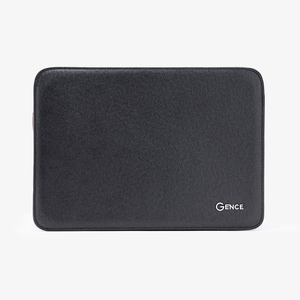 Ví Da Cầm Tay Clutch Nam Hàng Hiệu GENCE CK14 Da Bò Khóa Số Cao Cấp Màu Đen