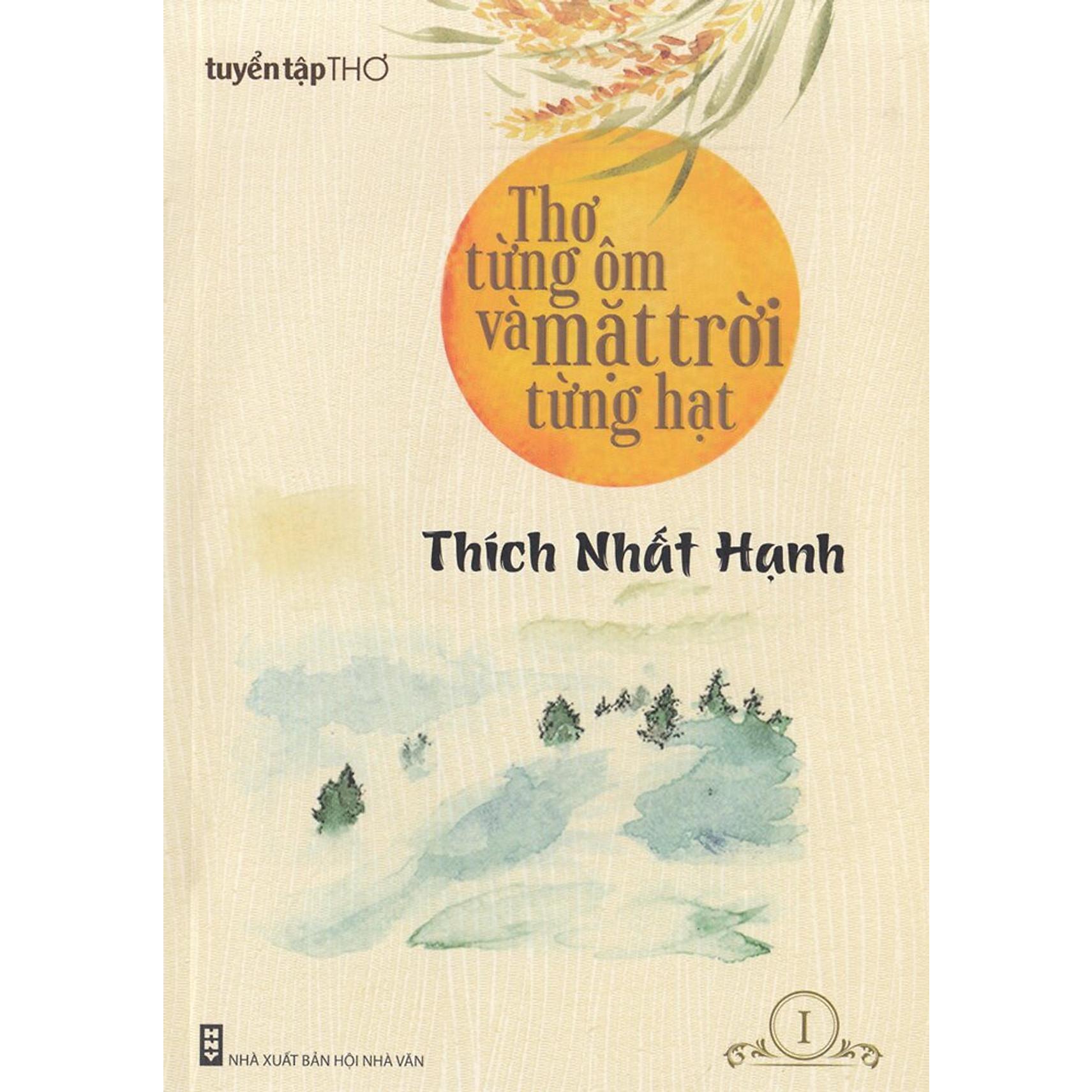 Sách - Thơ Từng Ôm Và Mặt Trời Từng Hạt - Bộ 4 Quyển + CD 32 Bài Thơ Của Thiền Sư Thích Nhất Hạnh - Chính Thông Book