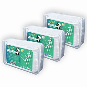 Combo Hộp Tăm Chỉ Nha Khoa MyLan Cao Cấp Tiện Lợi 60 Cái/Hộp