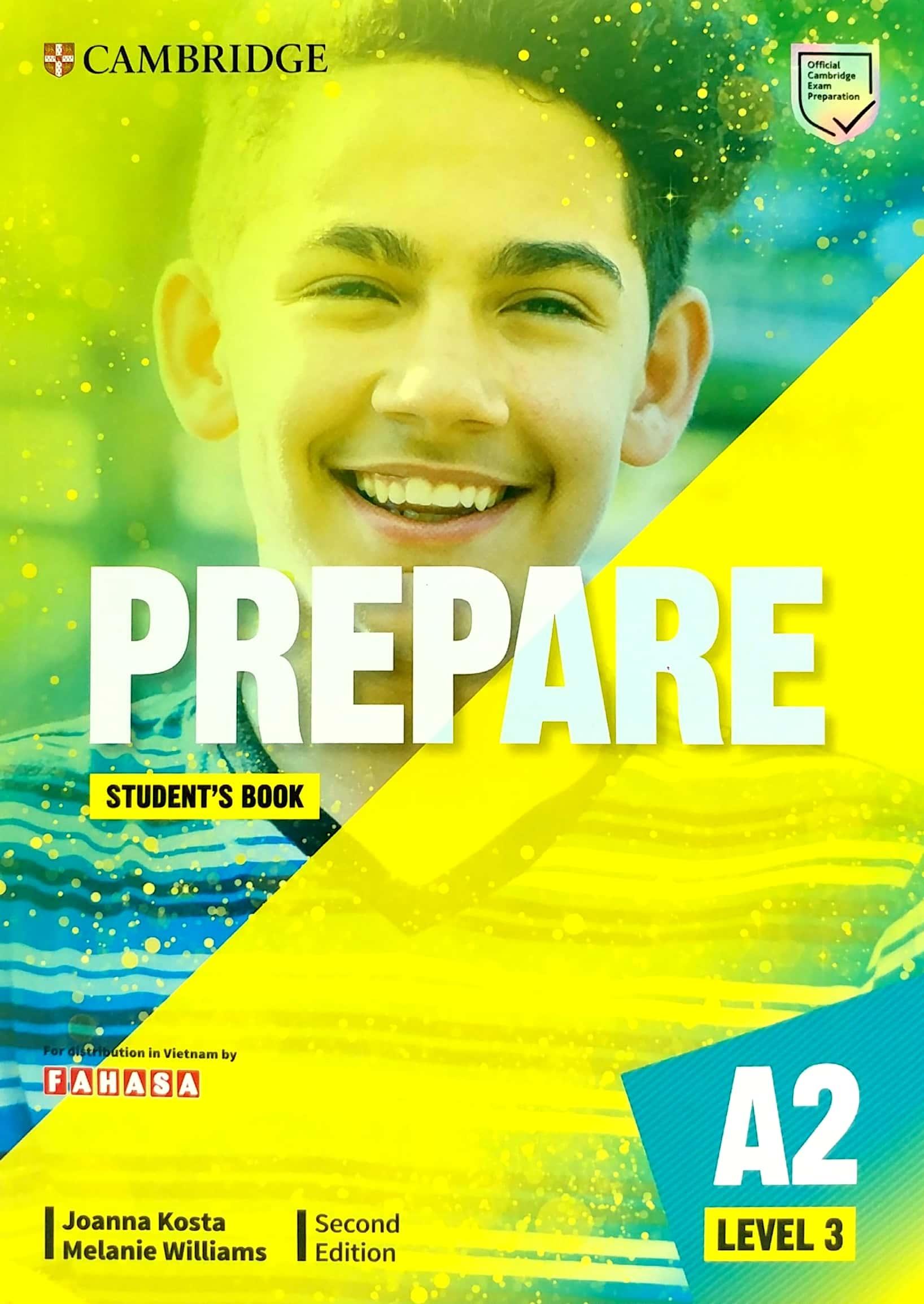 Prepare A2 Level 3 Student