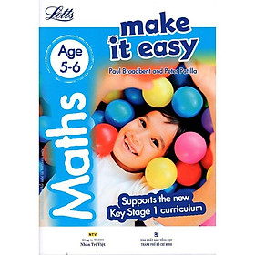 Sách - Letts Make It Easy - Maths (Age 5-6) - Nhân Trí Việt