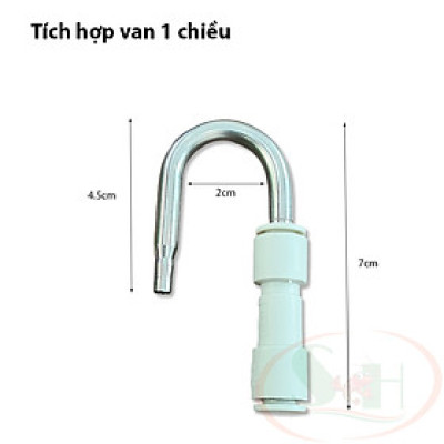 Ống co U Week Aqua nối co2 oxy chống gập dây bể thủy sinh cá tép cảnh