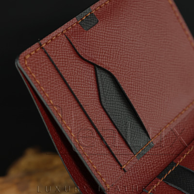 Ví Da Epsom Dáng Đứng Handmade Lealux Epsom Wallet 3