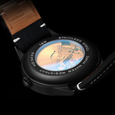 Đồng Hồ Nam I&W Carnival 588G1 Chính Hãng Full Box Chống Nước Kính Chống Xước Dây Da Cao Cấp BH 60T (Máy Cơ Tự Động)