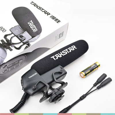 Micro Shotgun Cho Máy Ảnh, Máy Quay, Camcorder, Dslr Chuyên Nghiệp, Chống Shock, Giảm Tiếng Ồn, Điều Khiển Âm Lượng Takstar SGC-600 - Hàng chính hãng
