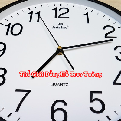 Đồng Hồ Treo Tường Cao Cấp KIM TRÔI EASTAR – Số Nổi 3D – Tặng Pin MAXELL – BH 1 Năm