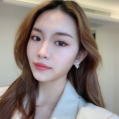 Bông tai xinh phong cách Hàn Quốc phụ kiện xinh  - bông tai cỏ 4 lá