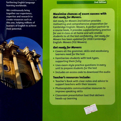 GET READY FOR MOVERS: SB WITH DOWNLOADABLE AUDIO: MAXIMIZE CHANCES OF EXAM