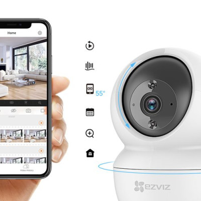 Camera IP EZVIZ C6N 2MP 1080p Smart Night Vision - Tặng Thẻ Nhớ NETAC 32GB - Hàng Chính Hãng
