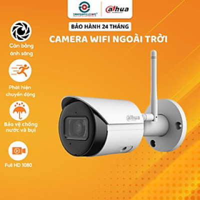Camera Wifi ngoài trời Dahua DH-IPC-HFW1230DS-SAW 2MP, tích hợp mic, hồng ngoại 30m - TRANGIATELECOM Hàng nhập khẩu