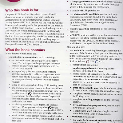 Combo Sách Complete IELTS B1 Student