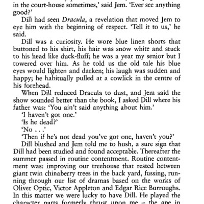 To Kill a Mockingbird