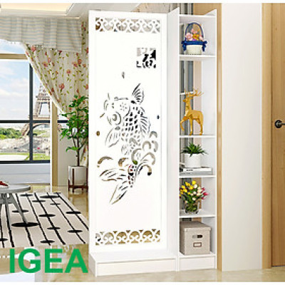 VÁCH NGĂN CÁ CHÉP PHONG THUỶ LIỀN 1 KỆ (C1m9 x R 90cm)