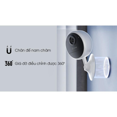 Camera WiFi EZVIZ CB1 Không Dây Pin Sạc 1600 mAh, Đàm Thoại 2 Chiều Trong Nhà - TRANGIATELECOM Hàng nhập khẩu