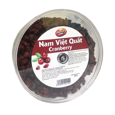 COMBO 2 Hộp Nam Việt Quất khô – Cranberry 350gr dan.d.pak,,không chất bảo quản,giải độc tố trong cơ thể,làm đẹp da,là liều thuốc hữu hiệu để hạn chế nguy cơ bị ung thư, đột quỵ, nhiễm virus, bệnh tim mạch