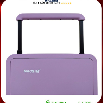 Vali cao cấp Macsim SMLV2306 cỡ 20 inch màu tím - Hàng loại 1