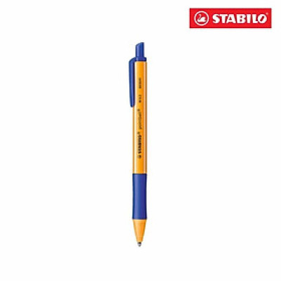Bút bi bấm STABILO pointball POINT ( Xanh, Đen, Đỏ, Xanh lá, Tím, Xanh nhạt) - Xanh lá