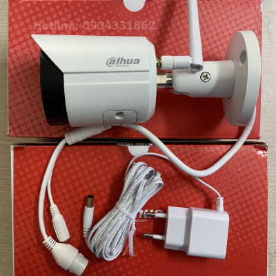 Camera wifi ngoài trời Dahua DH-IPC-HFW1230DS-SAW 2MP 1080P, tích hợp mic, hồng ngoại 30m - Hàng Chính Hãng
